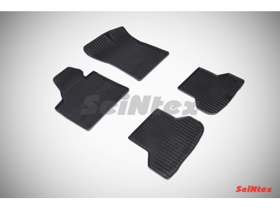 Коврики резиновые Seintex с рисунком Сетка для Audi A3 № SEINTEX.00835
