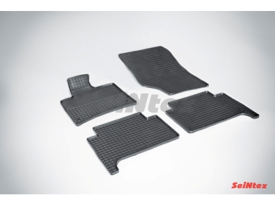 Коврики резиновые Seintex с рисунком Сетка для Audi Q7 № SEINTEX.00844