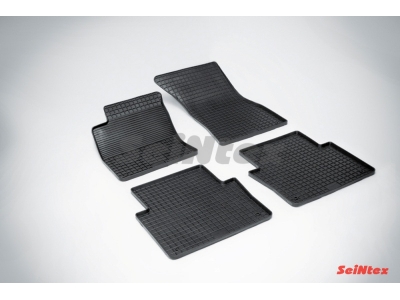 Коврики резиновые Seintex с рисунком Сетка для Audi A8 № SEINTEX.00852