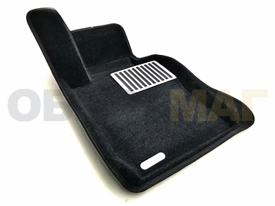 Коврики текстильные 3D Euromat чёрные Original Lux для BMW 4 F32/33 2013-2021