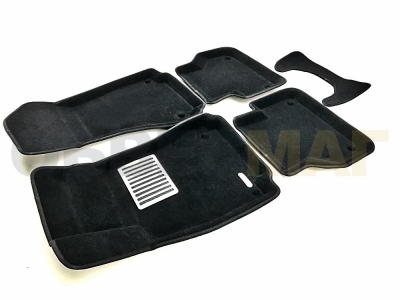 Коврики текстильные 3D Euromat чёрные Original Lux на Audi A4/A5 Sportback № EM3D-001102