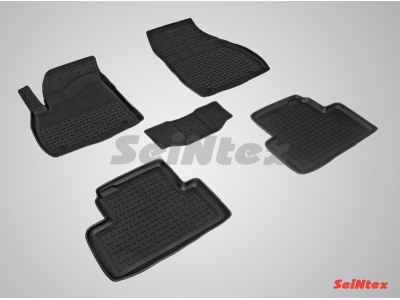 Коврики салона резиновые Seintex с бортиком для Opel Zafira C № SEINTEX.83434
