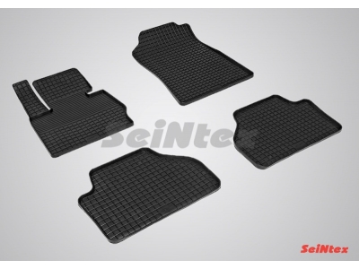 Коврики резиновые Seintex с рисунком Сетка для BMW X3 F25 2010-2021
