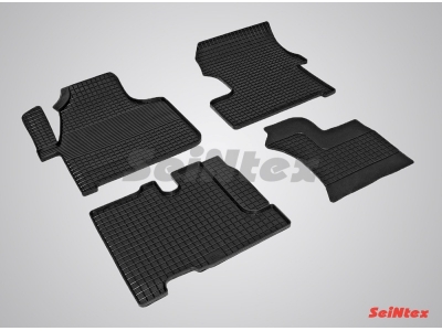 Коврики резиновые Seintex с рисунком Сетка для Mercedes-Benz Sprinter W906 № SEINTEX.84014