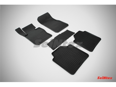 Коврики резиновые Seintex с рисунком Сетка для BMW 3 F30 GT 2011-2021