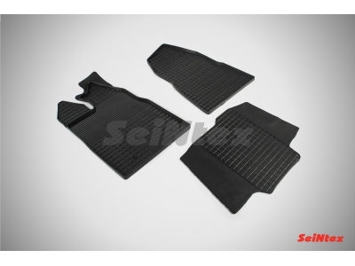 Коврики резиновые Seintex с рисунком Сетка для Ford Tourneo Custom 2013-2021