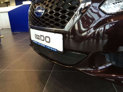 Защита радиатора черная РусСталь для Datsun on-DO 2014-2021