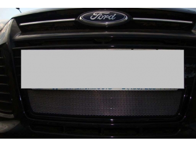 Защита радиатора хром РусСталь для Ford Focus 3 2011-2021