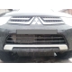 Защита радиатора черная РусСталь для Mitsubishi Pajero Sport 2013-2016