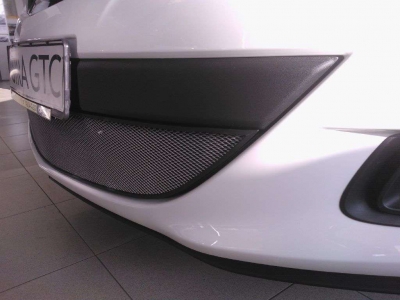 Защита радиатора хром РусСталь для Opel Astra J GTC 2010-2012