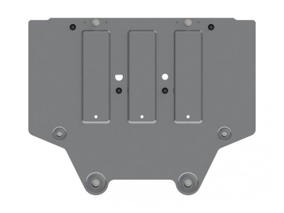 Защита КПП Шериф алюминий 4 мм для Audi A4 2015-2021