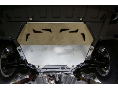 Защита картера и КПП Шериф алюминий 5 мм для праворульных авто для Mitsubishi Outlander XL 2006-2012
