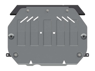 Защита картера и КПП Шериф алюминий 3 мм задняя часть для Mitsubishi Outlander № 14.2641