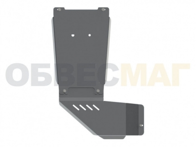 Защита КПП и РК Шериф алюминий 5 мм для Chevrolet TrailBlazer № 04.2449 V1