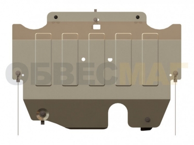 Защита картера и КПП Шериф алюминий 4 мм для Ford Mondeo № 08.2436