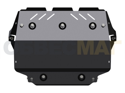 Защита картера и КПП Шериф сталь 2 мм для Skoda Superb/Octavia A5 2008-2013