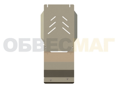 Защита КПП и РК Шериф алюминий 5 мм для Isuzu D-MAX 2008-2012