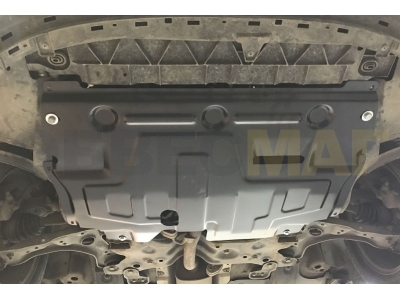 Защита картера и КПП SmartLine сталь 1,5 мм для Audi A1 2010-2018