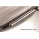 Пороги алюминиевые Slitkoff Luxe Silver для Nissan Qashqai 2014-2021