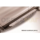 Пороги алюминиевые Slitkoff Standart Silver 1700 серебристые для Nissan Qashqai 2014-2021
