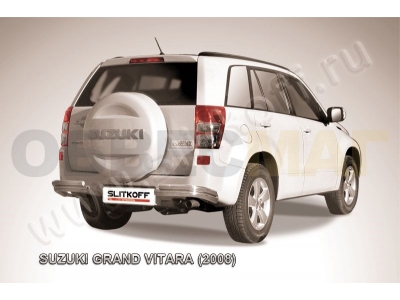Уголки двойные 57-42 мм серебристые для Suzuki Grand Vitara № SGV08014S
