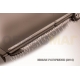 Пороги алюминиевые Slitkoff Standart Silver 1800 серебристые для Nissan Pathfinder 2014-2021