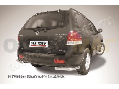 Уголки 57 мм Slitkoff для Hyundai Santa Fe Сlassic 2000-2012