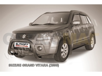 Кенгурятник 76 мм низкий чёрный для Suzuki Grand Vitara № SGV05002B