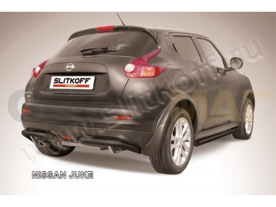 Уголки 57 мм чёрные Slitkoff для Nissan Juke 2WD 2010-2018