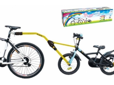 Прицепное устройство детского велосипеда к взрослому Trail Angel желтое