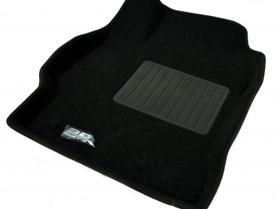 Коврики текстильные Sotra LINER 3D Lux черные на хетчбек