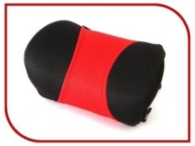 Подушка для шеи серия Bow Tie-big большая красно/черная латекс