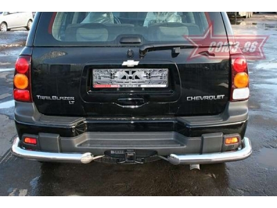 Защита задняя уголки 76 мм Союз96 для Chevrolet TrailBlazer 2001-2011