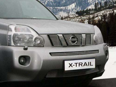 Накладка решётки радиатора средняя 10 мм для Nissan X-Trail № NXTR.92.2247