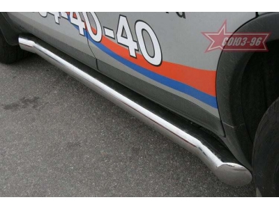 Пороги труба 76 мм Союз96 для Ford Kuga 2011-2013