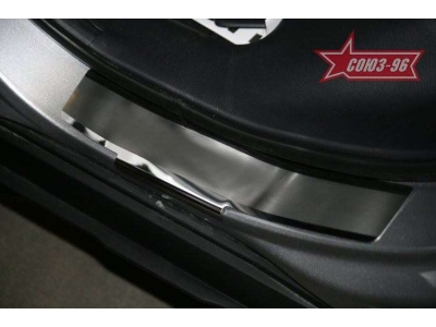 Накладки на пороги без логотипа Союз96 для Honda CR-V 2007-2012