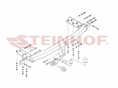 Фаркоп Steinhof шар A для Nissan X-Trail T30 2001-2007