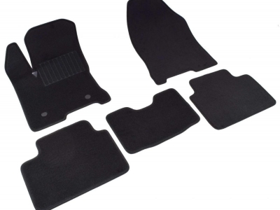 Коврики текстильные SV-Design чёрные для Lada Vesta № 3012-UNF3-15P