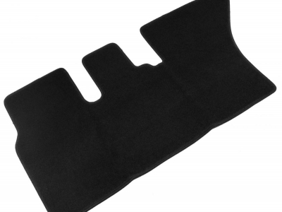 Коврики текстильные SV-Design чёрные на 3 ряд для Hyundai Santa Fe Grand № 2443-UNF3-11N