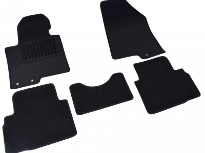 Коврики текстильные SV-Design чёрные для Kia Sportage № 2923-UNF3-15M