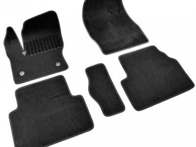 Коврики текстильные SV-Design чёрные для Renault Duster № 4114-UNF3-15P