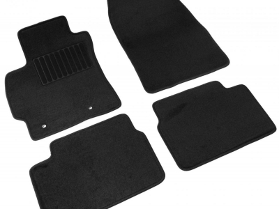 Коврики текстильные SV-Design чёрные для Toyota Corolla № 4814-UNF3-14M