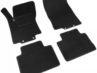 Коврики текстильные SV-Design чёрные для Nissan X-Trail T32 № 3735-UNF3-14M
