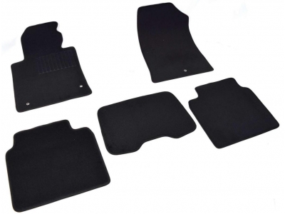 Коврики текстильные SV-Design чёрные для Kia Optima 2016-2021