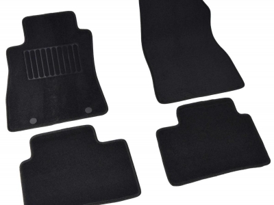 Коврики текстильные SV-Design чёрные для Nissan Juke № 3727-UNF3-14P