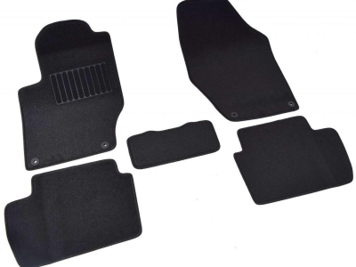 Коврики текстильные SV-Design чёрные для Peugeot 308 № 3907-UNF3-15P