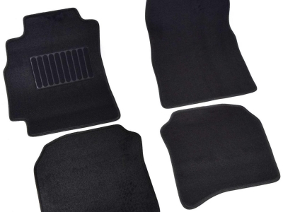 Коврики текстильные SV-Design чёрные для Nissan Primera P12 № 3718-UNF3-14N