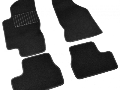Коврики текстильные SV-Design чёрные для Lada Granta № 3009-UNF3-14N