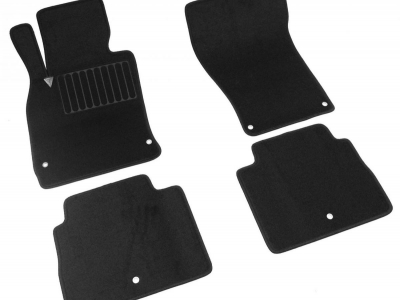 Коврики текстильные SV-Design чёрные для Infiniti M25 № 2509-UNF3-14M