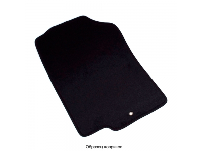 Коврики текстильные SV-Design чёрные для Skoda Superb 2015-2021